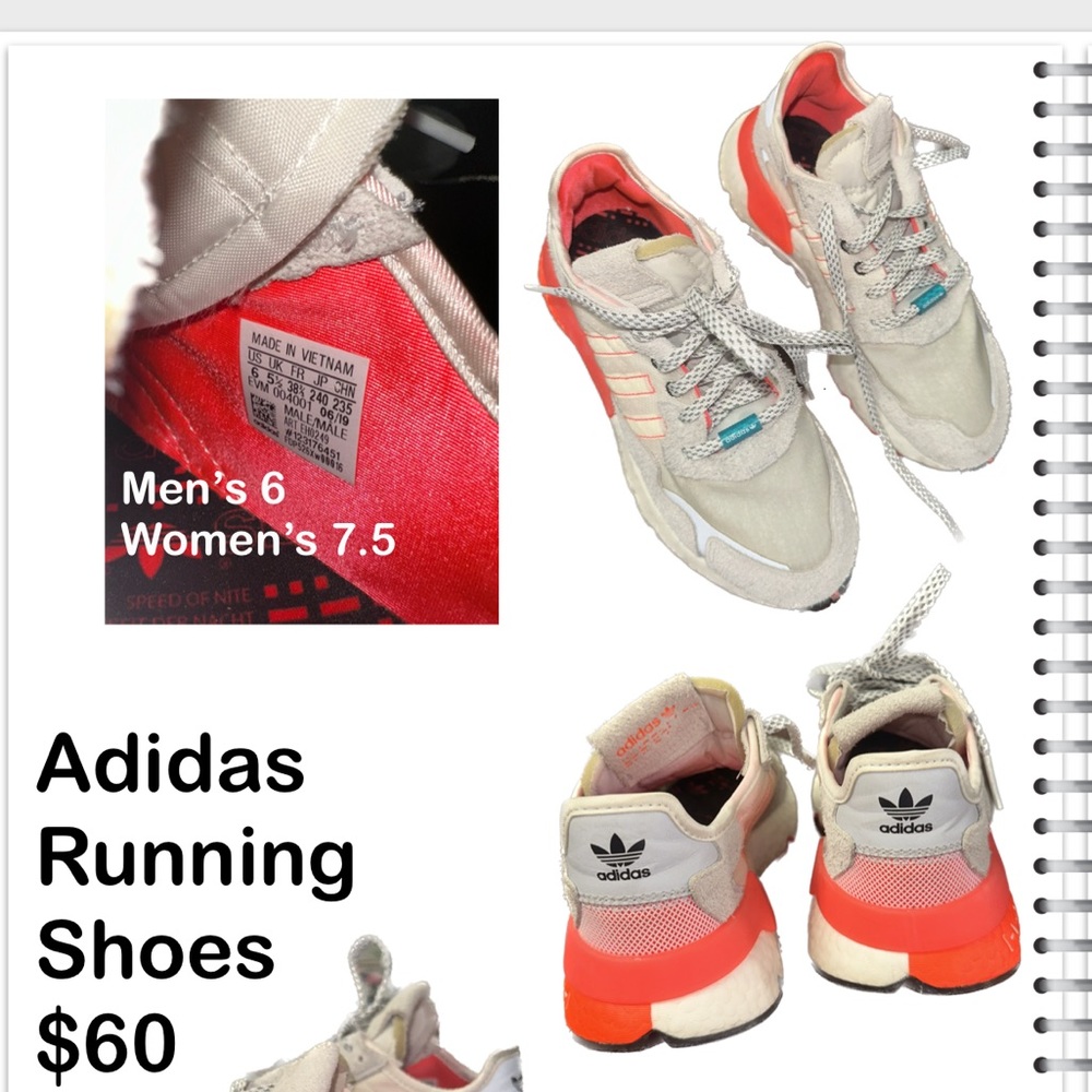 **SOLD**New Men’s/Women’s Adidas Running Shoes